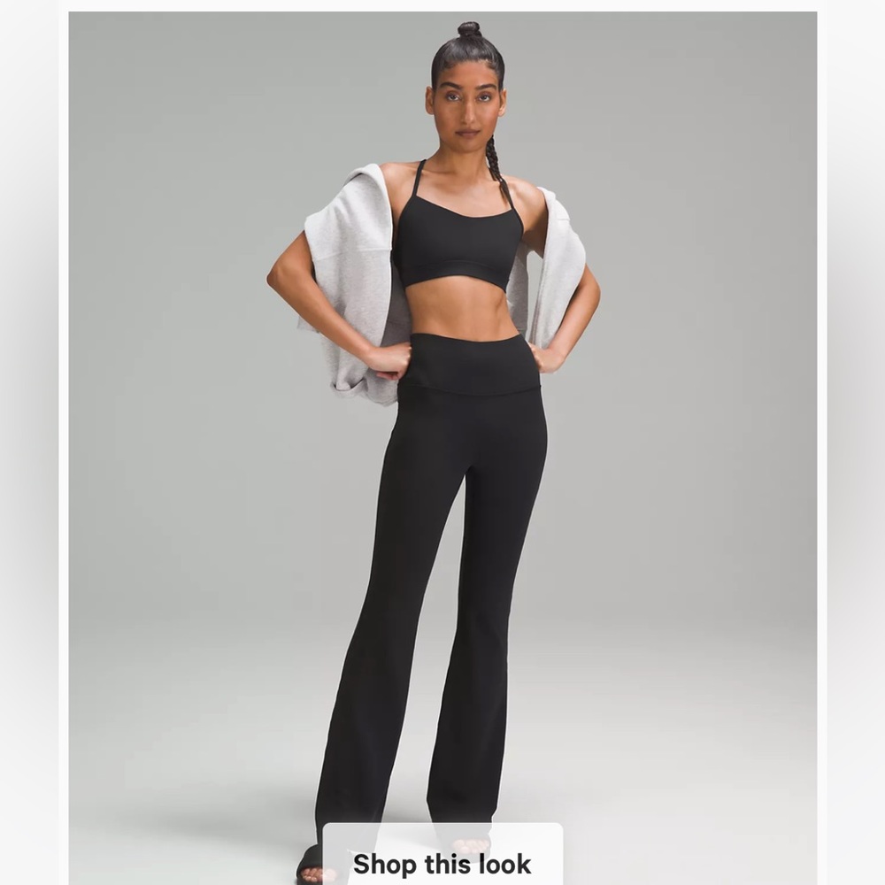 Lululemon Groove Super-High-Rise Flared Pant - Black - SZ 12